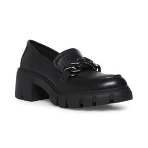 USED Madden Girl Women's Hoxtonn Slip on, Black  -Size 7 M